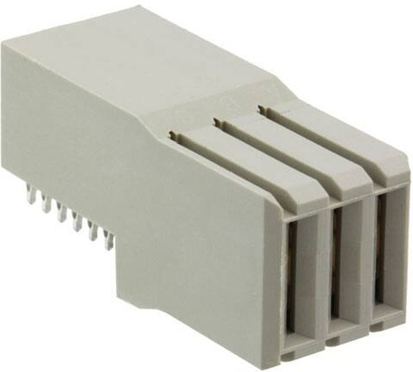 120943-1, Heavy Duty Power Connectors ASSEMBLY, R/A UPM RECPT, 3 POS