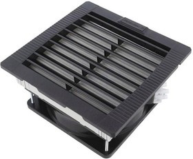 FF-22-55/230V-BK, Вентилятор: AC; осевой; 230ВAC; 64куб.м/ч; 44дБА; IP55; Цвет: черный