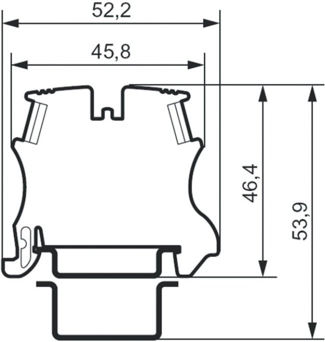 Блок клеммный Viking3 10х10мм жел/зел. Leg 037173