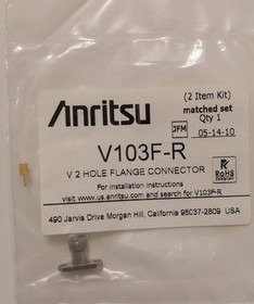 Anritsu Wiltron V103F-R Connector Kit контакт CON:1.85mm Jack, 2 Hole Flange;Field-replaceable. Accepts.012;dia. pin. DC-65 GHz.
