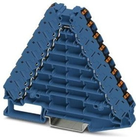 3270145, Potential distributor, Push-In, 32 Poles, 250V, 17.5A, 0.14 ... 2.5mm², Blue