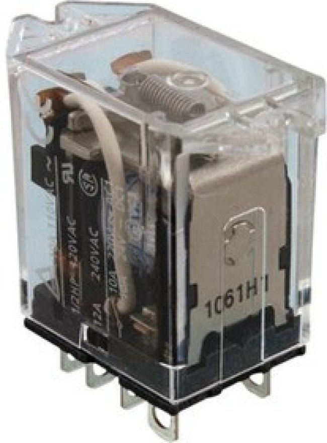 LY2F220240AC, Industrial Relay LY 2CO AC 220V 10A Plug-In Terminal