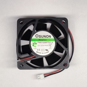 Вентилятор Sunon PMD1206PTV1-A U.GN DC 12V 4.3W 0.357A 60x25 2pin Вентилятор Sunon PMD1206PTV1-A U.GN DC 12V 4.3W 0.357A 60x25 2pin
