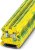 Клемма защитного проводника UT 4-PE /6,2mm, винтовая, 2 присоед., 4(max 6)mm2, желто-зеленая Клемма защитного проводника UT 4-PE /6,2mm, винтовая, 2 присоед., 4(max 6)mm2, желто-зеленая