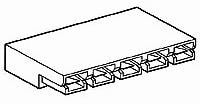 54483-2, Power to the Board HSG W/O FLANGES 2P Series 1
