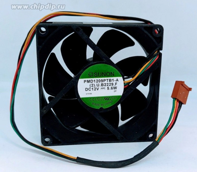 Вентилятор Sunon PMD1209PTB1-A 92x25мм 12V 5.5W 0.46A