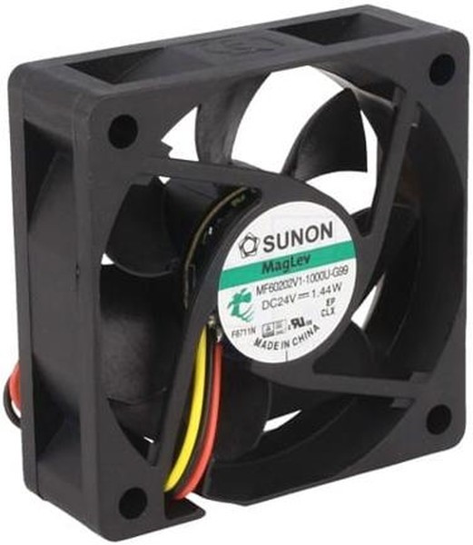 MF60202V1-G99-A, Вентилятор осевой, 24В DC, 60x60x20мм, подшипник Vapo, 38,87куб.м/ч, 33,5дБА MF60202V1-G99-A, Вентилятор осевой, 24В DC, 60x60x20мм, подшипник Vapo, 38,87куб.м/ч, 33,5дБА