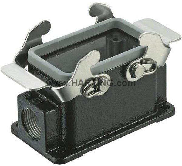 19370101270, Heavy Duty Power Connectors SURFACE MOUNTING HSG HAN 10B 2 SIDE ENTRY 19370101270, Heavy Duty Power Connectors SURFACE MOUNTING HSG HAN 10B 2 SIDE ENTRY