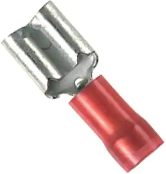 DNF18-111-M, Quick Disconnect Terminal 18-22AWG Brass Red F 17.5mm Tin Box DNF18-111-M, Quick Disconnect Terminal 18-22AWG Brass Red F 17.5mm Tin Box