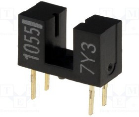 EE-SX1055, Датчик: оптоэлектронный, приемник-передатчик (щелевой), DARK-ON EE-SX1055, Датчик: оптоэлектронный, приемник-передатчик (щелевой), DARK-ON