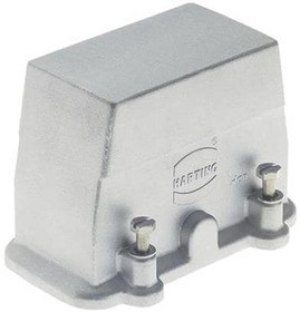 19620100542, Heavy Duty Power Connectors METAL HOOD HAN 10B SCW LCKING