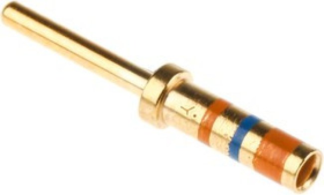 M39029/58-363, Amphenol Male Crimp Circular Connector Contact, Contact Size 20