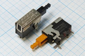 Переключатель кнопочный TV, 220В, 3.0А, ON-OFF, контакты 2P, KDC-A03-3/SDL1P-B