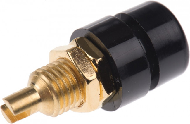 930166700, Black Female Banana Socket, 4 mm Connector, Solder Termination, 32A, 30 V ac, 60V dc