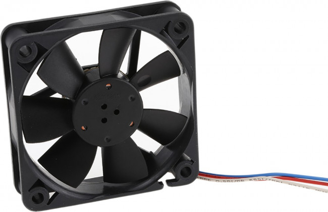 612 F/2, Вентилятор осевой, 60х60х15мм,12В, DC, 1.1Вт, скольжения, 3900об/мин, 3 провода 612 F/2, Вентилятор осевой, 60х60х15мм,12В, DC, 1.1Вт, скольжения, 3900об/мин, 3 провода