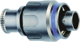 FGN.1M.308.XLCT, 1M 8 Pole Din Plug, 5A IP68, Quick Connect, Male, Cable Mount