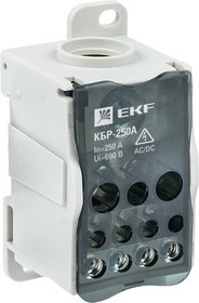 plc-kbr250, Блок распределительный (КРОСС) крепеж на панель и DIN КБР-250A plc-kbr250, Блок распределительный (КРОСС) крепеж на панель и DIN КБР-250A