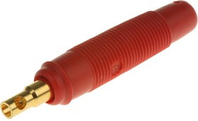 931804701, Red Female Banana Socket, 4 mm Connector, Solder Termination, 16A, 30 V ac, 60V dc, Gold