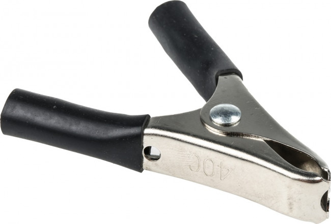 BU-40C-0, Test Clips Black Micro-Plier-Type Copper Clip, 20 Amp