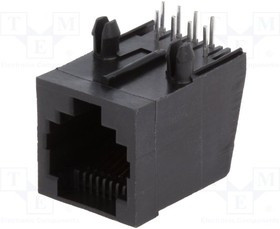 RJJ88NFRA, Гнездо, RJ45, PIN: 8, Конф: 8p8c, THT, угловой