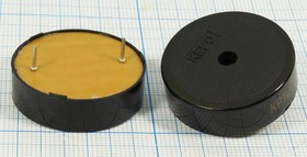 Излучатель звука пьезокерамический без генератора (1~30)В, Резонансная 1.2кГц зп 30x 9\1~30\\ 2,0\2P