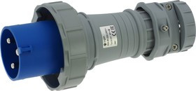 Кабельная вилка 63A/230V/1P+N+E/IP67 CA1571