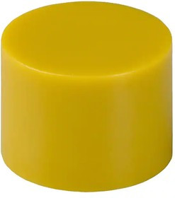 B32-1630, Клавиша, на корпус, нет, 7мм, -25-70°C, круглая, желтый