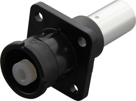 SLPIRC70CPNB0, Heavy Duty Power Connectors SURLOK PLUS, INLINE RECEPTACLE, 10.3MM, 70MM , CRIMP, PANEL MOUNT W/ FLANGE, NON-SEALED, BLACK, 9 SLPIRC70CPNB0, Heavy Duty Power Connectors SURLOK PLUS, INLINE RECEPTACLE, 10.3MM, 70MM , CRIMP, PANEL MOUNT W/ FLANGE, NON-SEALED, BLACK, 9