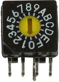 DRR 3016, Switch DIP N.O./N.C. SP16T 16 Flush Screwdriver 0.03A 15VDC PC Pins 20000Cycles Thru-Hole