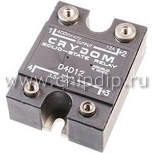 D4D12, 1-DCL Series Solid State Relay, 12 A Load, Surface Mount, 400 V Load, 32 V Control D4D12, 1-DCL Series Solid State Relay, 12 A Load, Surface Mount, 400 V Load, 32 V Control