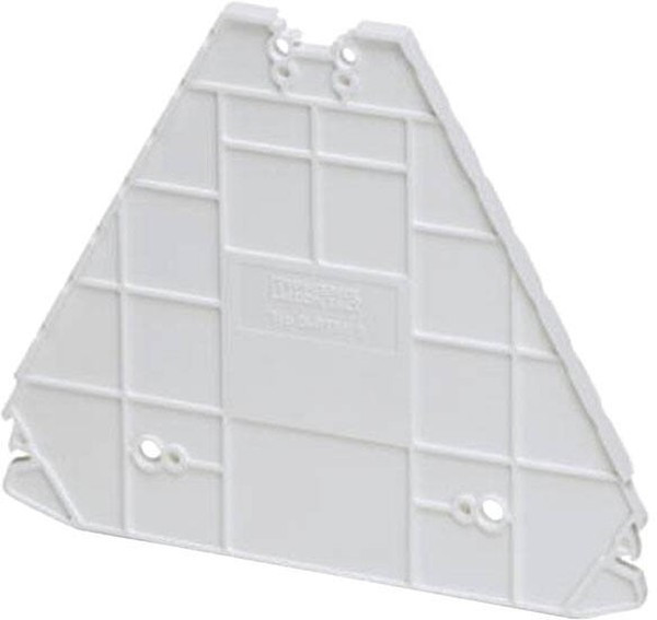 3270154, DIN Rail Terminal Blocks D-PTRV 8 WH END COVER WHITE