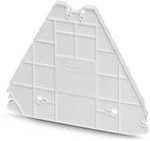 3270154, DIN Rail Terminal Blocks D-PTRV 8 WH END COVER WHITE