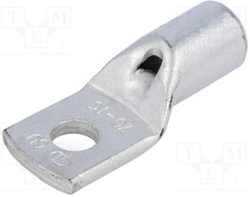 VA01-0127, Кольцевой трубчатый, M10, 70мм2, обжим, на провод, луженые, L 58мм