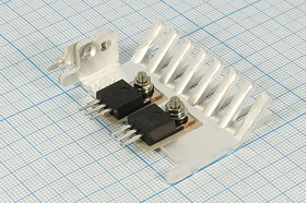 Охладитель (радиатор охлаждения) 50x 15x 37, тип A05, аллюминий, серый