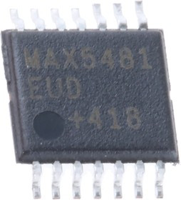 MAX5481EUD+, MAX5481EUD+, Digital Potentiometer 10k 1024-Position Linear Serial-SPI 14 Pin, TSSOP