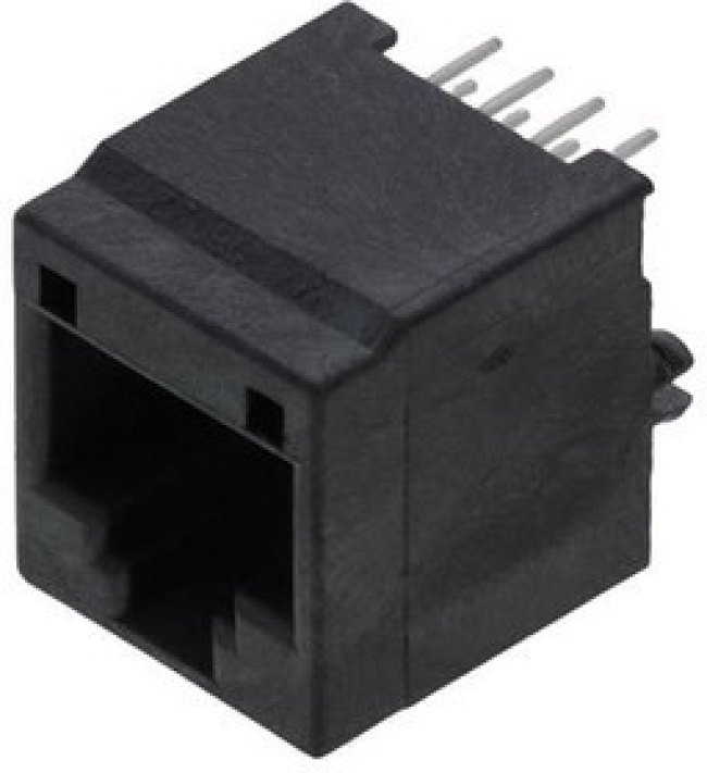 95522-2881, Modular Connectors / Ethernet Connectors TOP ENTRY JACK 8/8