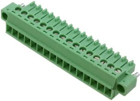 1767775, Pluggable Terminal Blocks 16 Pos 3.81mm pitch Plug 28-16 AWG Screw