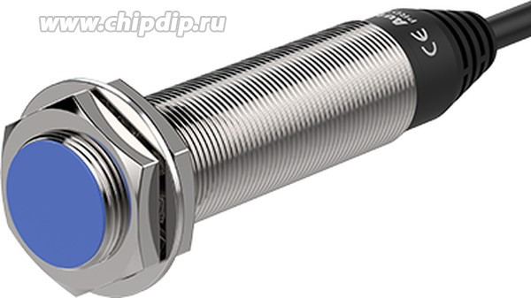 PRDL18-7DP, Датчик: индуктивный, Конф.выхода: PNP / NO, 0-5мм, 10-30ВDC, М18