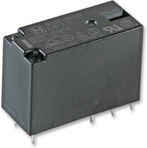 JW2SN-24V, Универсальное реле, серия JW, силовое, без защелки, DPDT, 24В DC, 5А JW2SN-24V, Универсальное реле, серия JW, силовое, без защелки, DPDT, 24В DC, 5А