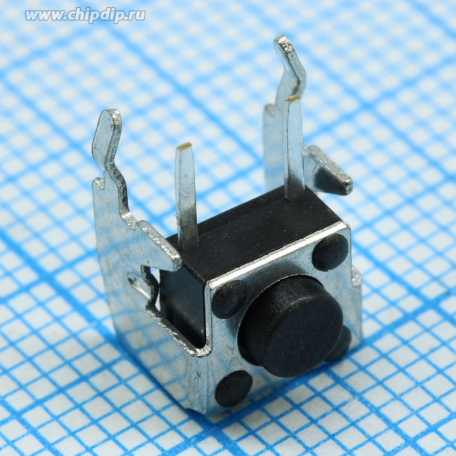 0750HIM-130G (TS-A2PV-130), Кнопка тактовая угловая h=3.85мм