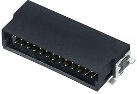 M55-7102642R, Board to Board &amp; Mezzanine Connectors 26P 1.27 SMC Male R/A SMT Type