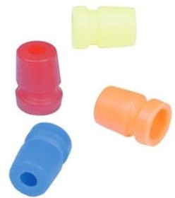 AC-GROMMET-BLU, XLR Connectors COLORED GROMMETS FOR XLR PHONE PLUGS