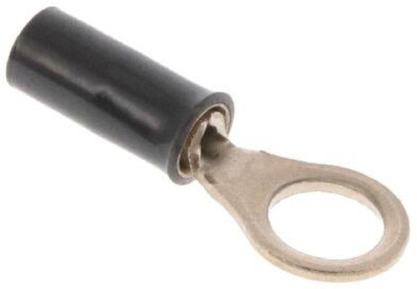 1577624-1, STRATO-THERM Insulated Ring Terminal, #10 Stud Size, Grey