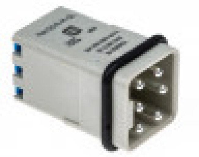 09120063041, Разъем: HDC, "папа", Han Q, PIN: 6(4+2), Compact, обжим