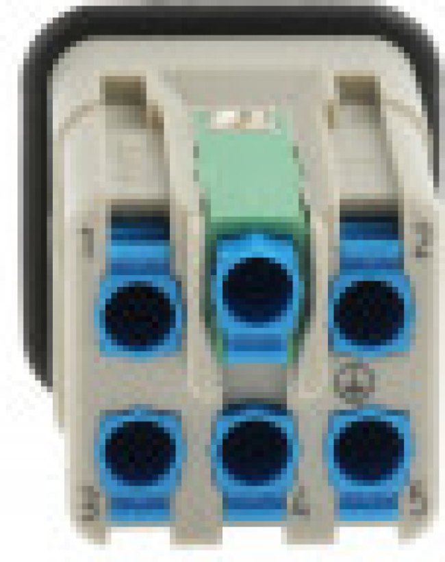 09120063041, Разъем: HDC, "папа", Han Q, PIN: 6(4+2), Compact, обжим