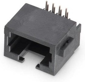 615008150121, Modular Connectors / Ethernet Connectors WR-MJ THT Horiz 8P8C Black 615008150121, Modular Connectors / Ethernet Connectors WR-MJ THT Horiz 8P8C Black