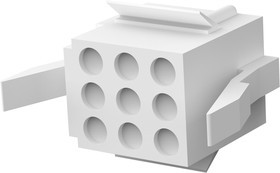 1-171197-0, Корпус разъема, Commercial MATE-N-LOK, Штекер, 9 вывод(-ов), 5.1 мм