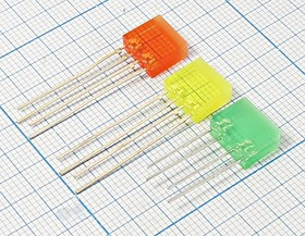 Светодиодная сборка 10x 5x8, красный x2, 5&10, 120, цвет линзы красный матовый, L-835-2IDT Светодиодная сборка 10x 5x8, красный x2, 5&10, 120, цвет линзы красный матовый, L-835-2IDT