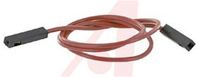 BU-8080-E-12-2, 0.64 mm Connector Test Lead 300V, 3A, Red, 0.3m Length BU-8080-E-12-2, 0.64 mm Connector Test Lead 300V, 3A, Red, 0.3m Length