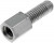 09670019954, D-Sub Tools &amp; Hardware D SUB-SCREW-LOCK FE-UNC/M3-13MM-NI